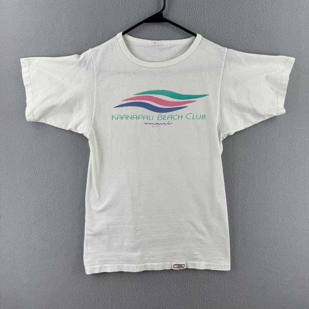 Vintage Crazy Shirts Hawaii Shirt Womens Small 80s Kaanapali Beach Club USA